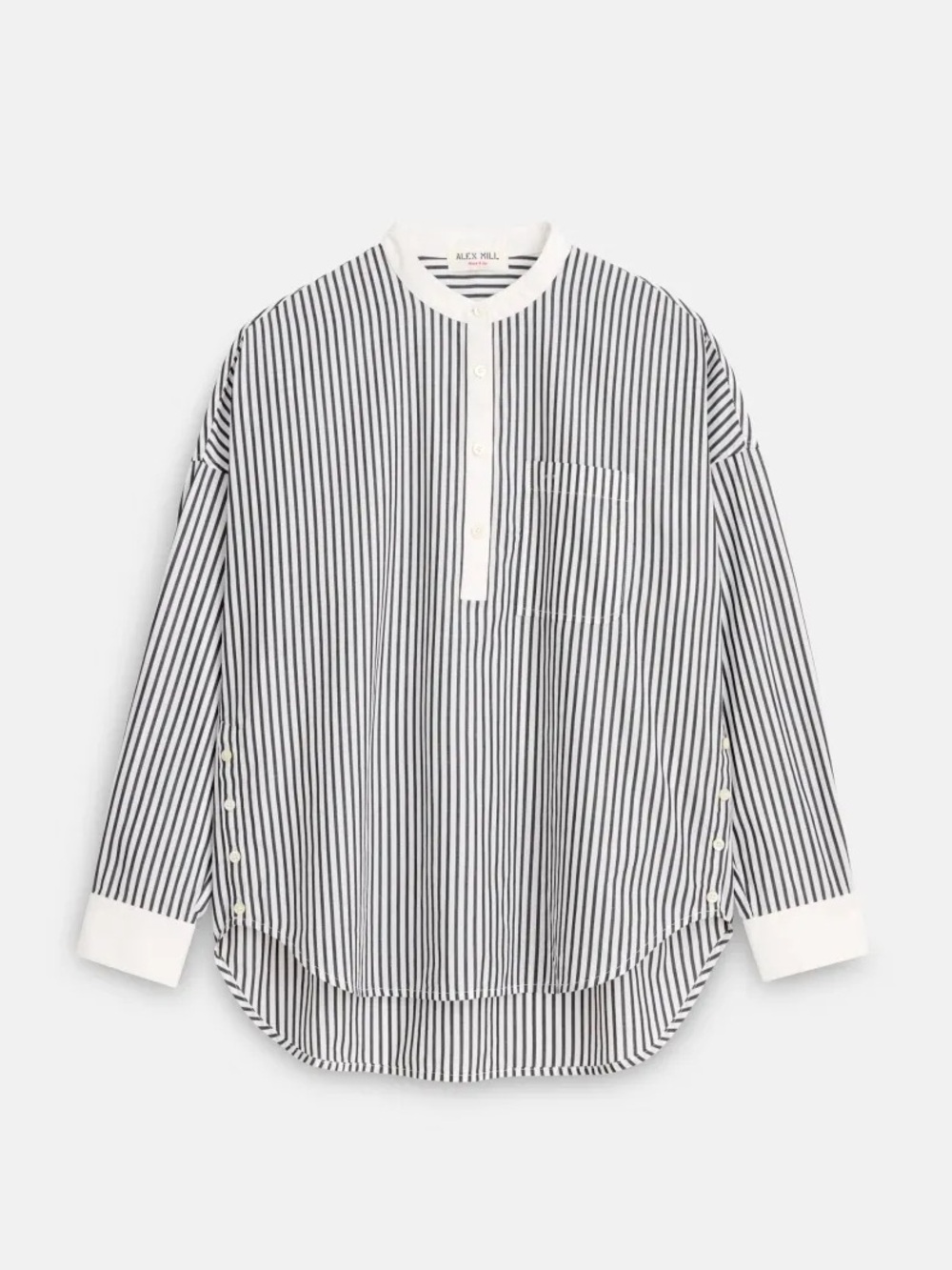 Alex Mill • Jo Striped Popover Shirt in Cotton